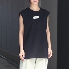 【残り一点】2in1 Black Loose-Fit Tank Top