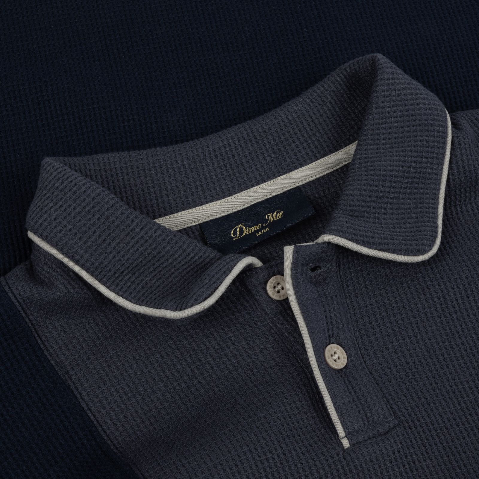 Dime ダイム Waffle Polo ワッフル ポロ シャツ 関税配送料無料 Dime ダイム Waffle Polo ワッフル ポロ シャツ 関税配送料無料