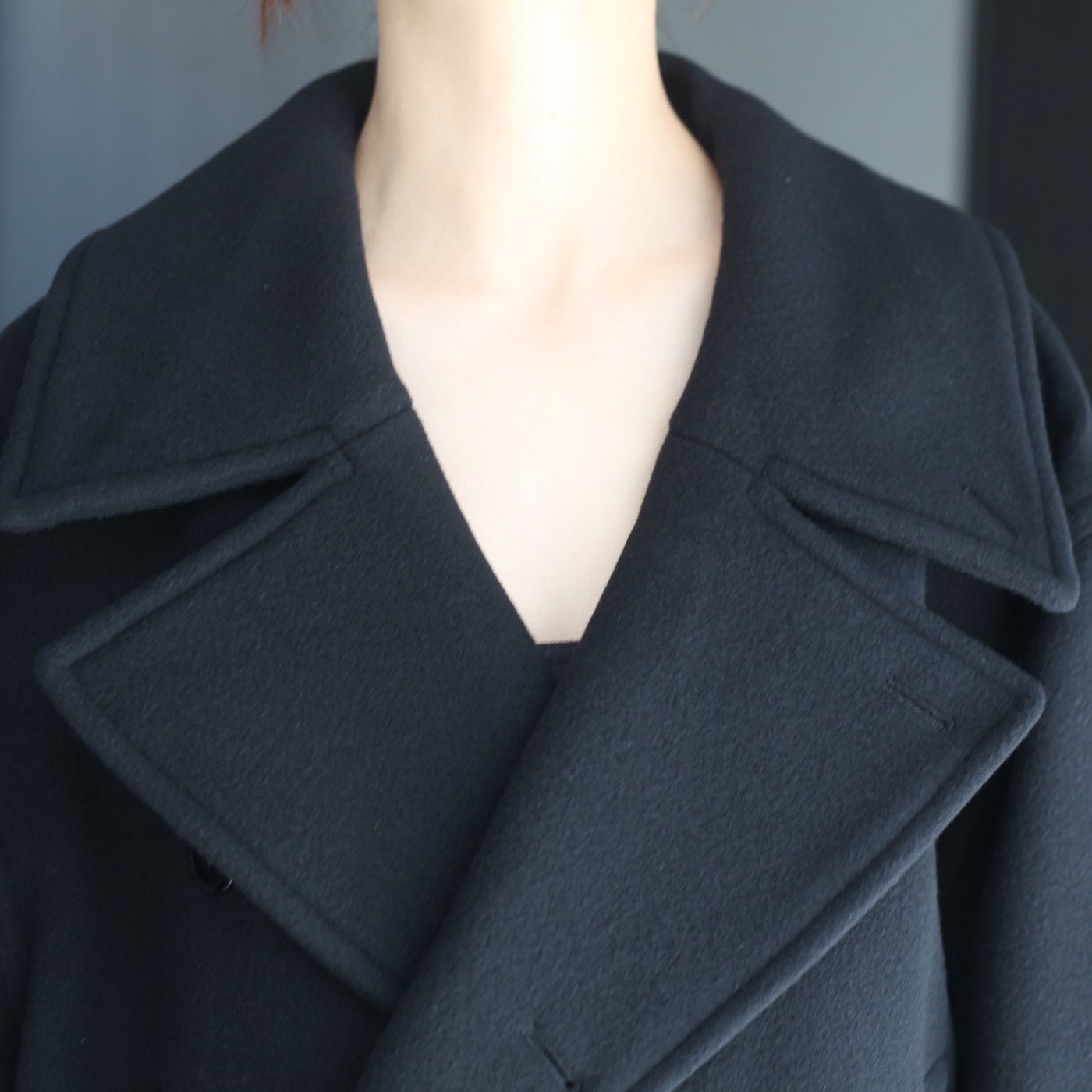 【残り一点】Boxy Peacoat