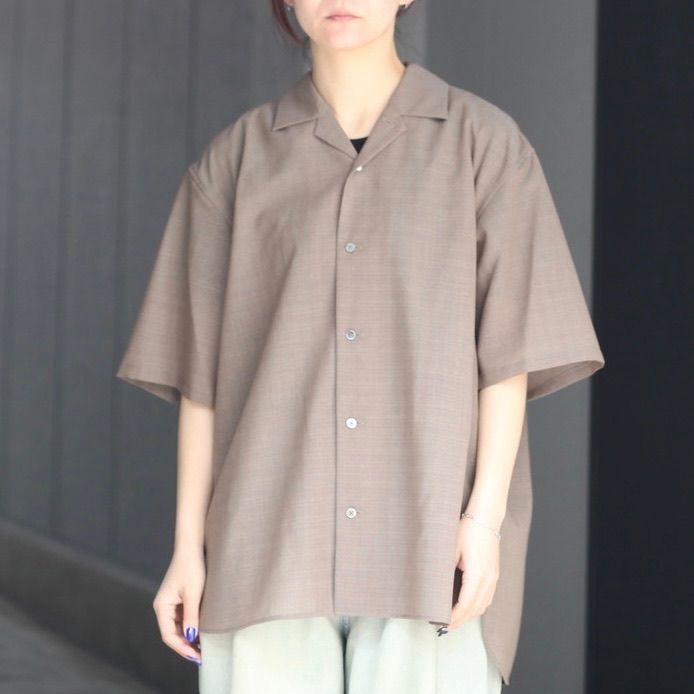 【残り一点】Open Collar Shirt_C