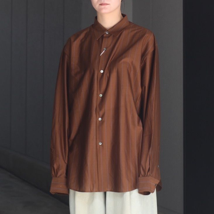 【残り一点】46G Stripe Modest Shirt