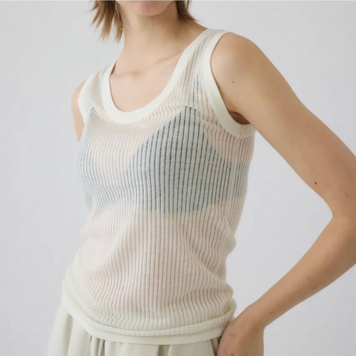 【残り一点】Needle Knit Tank Top