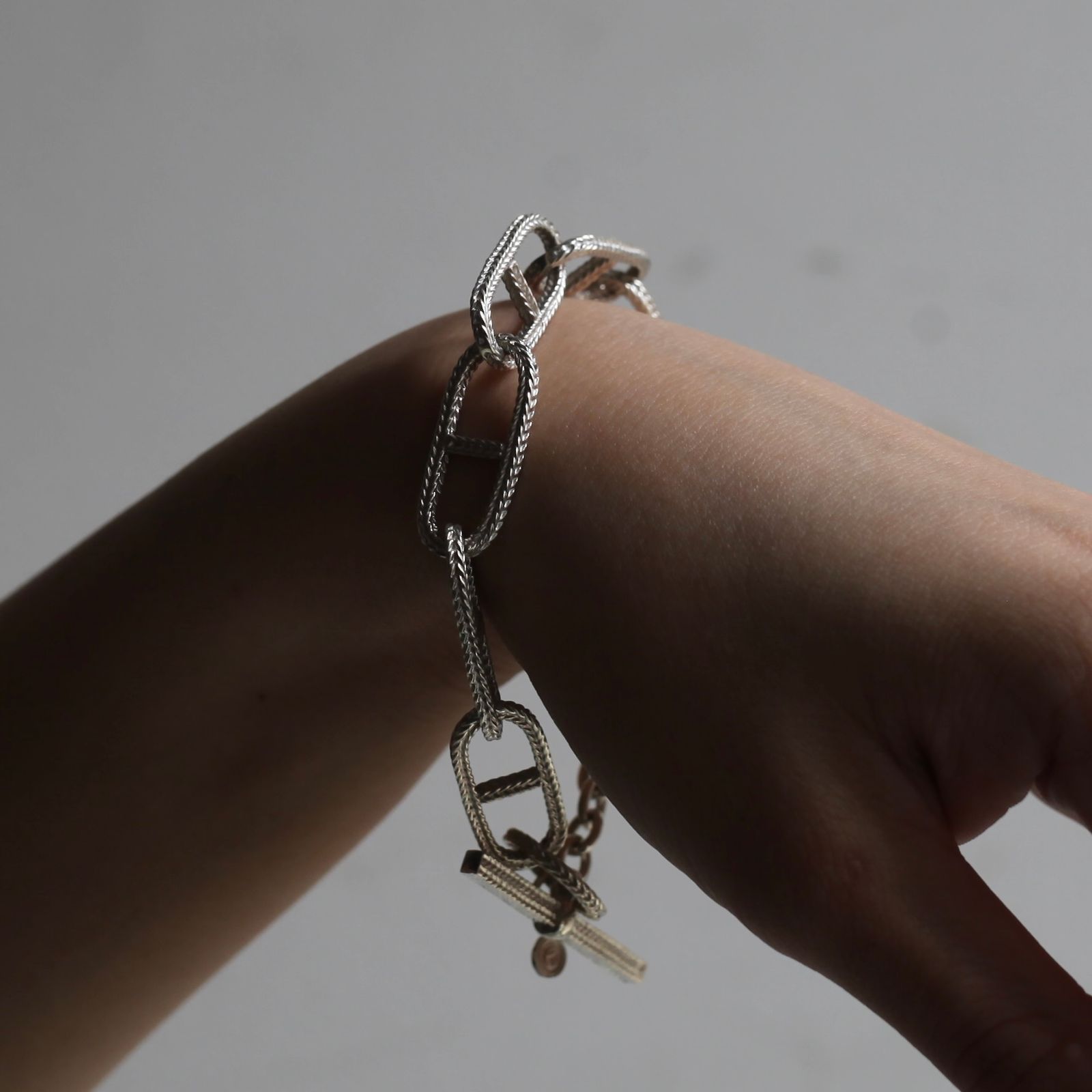 【残り一点】Rope Anchor Chain T-BAR Bracelet LARGE(11mm)