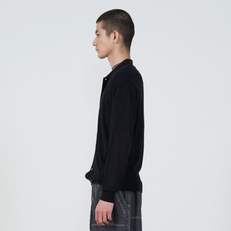 YOKE - 【残り一点】Silk Cashmere Sheer Shirt Cardigan | ACRMTSM 