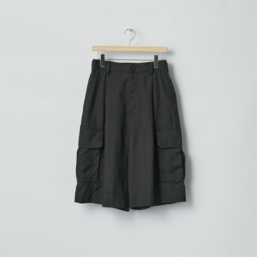 【残りわずか】Silk Cupro Cargo Short Trousers