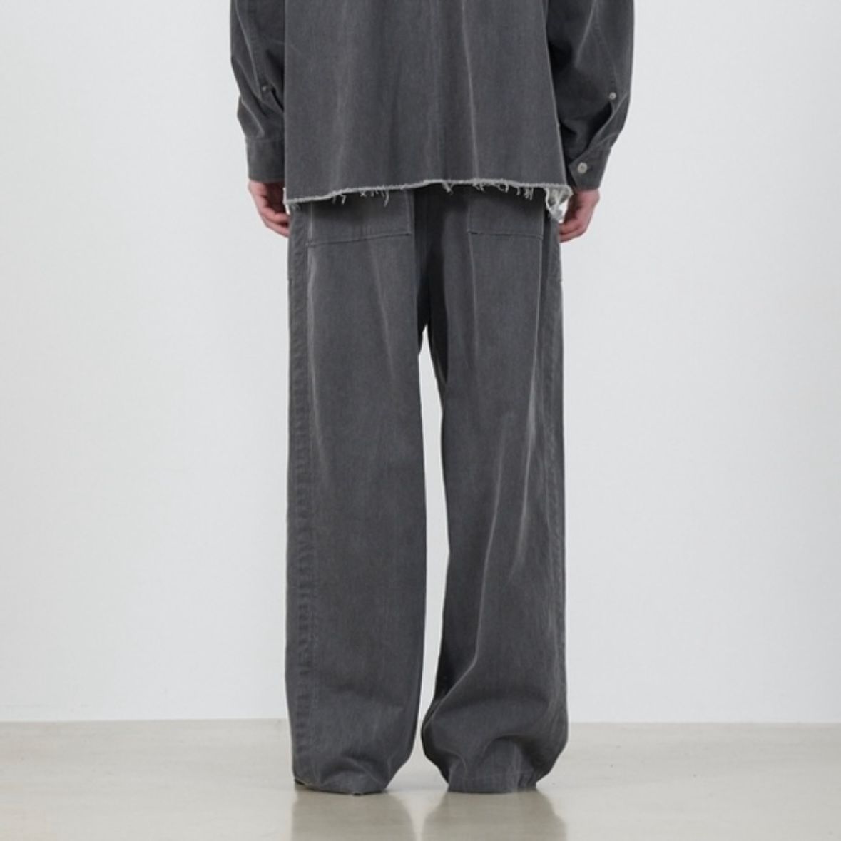 YOKE 1TUCK WIDE TROUSERS 