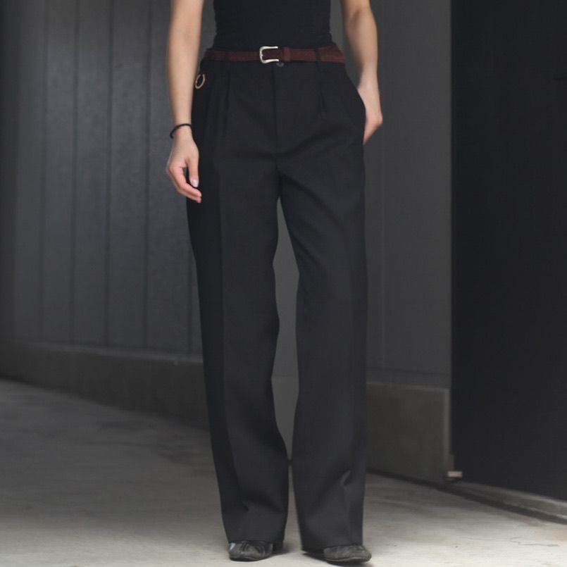 【残り一点】Wide Tailored Pants(QUINN)