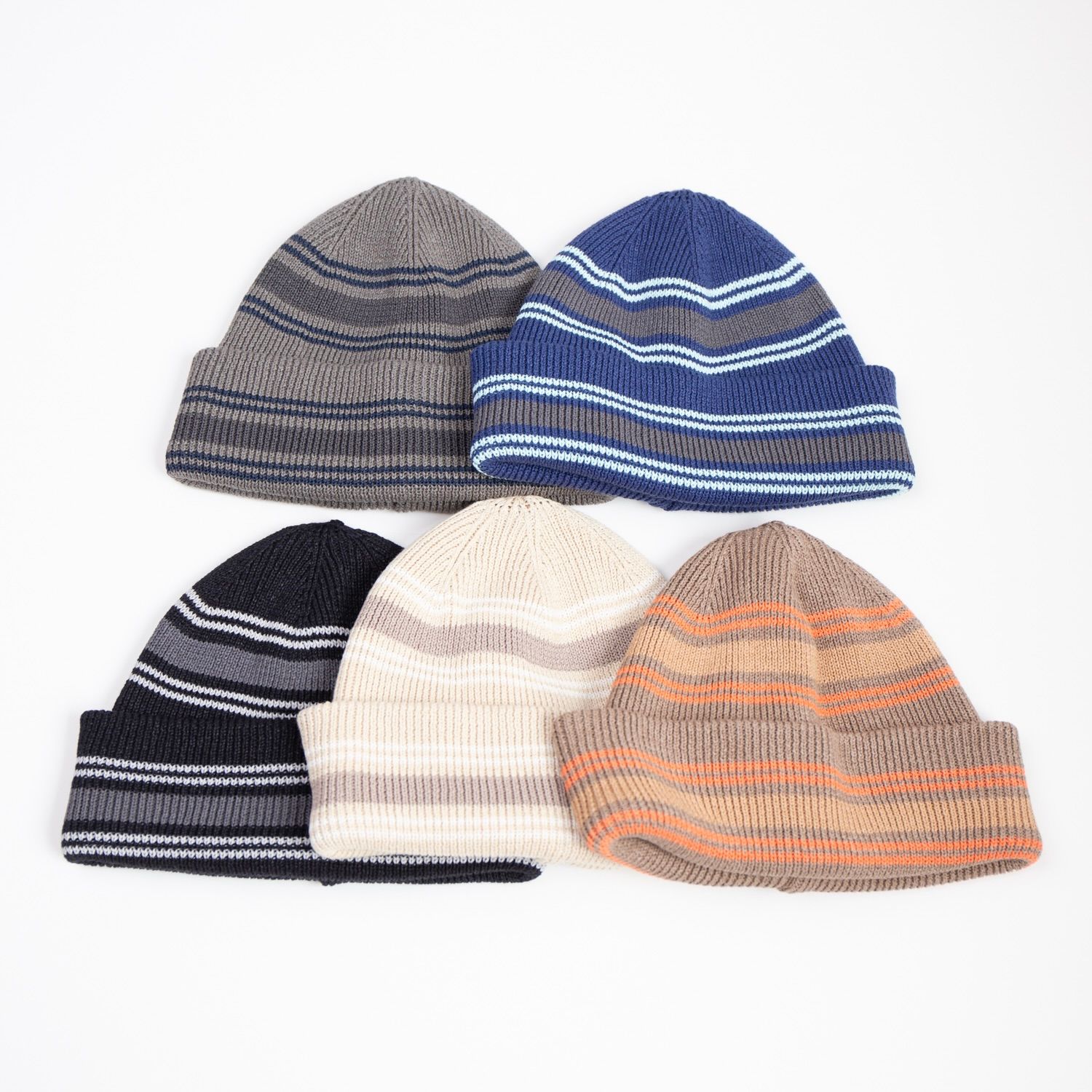【残り一点】RV Border Short Beanie