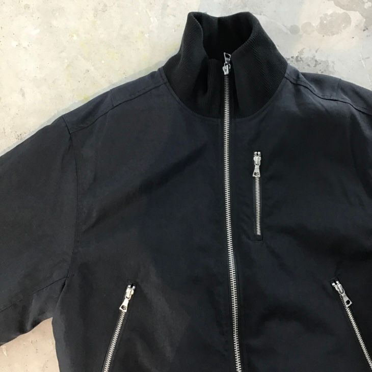 【残り一点】High Collar Bomber Raw Edge