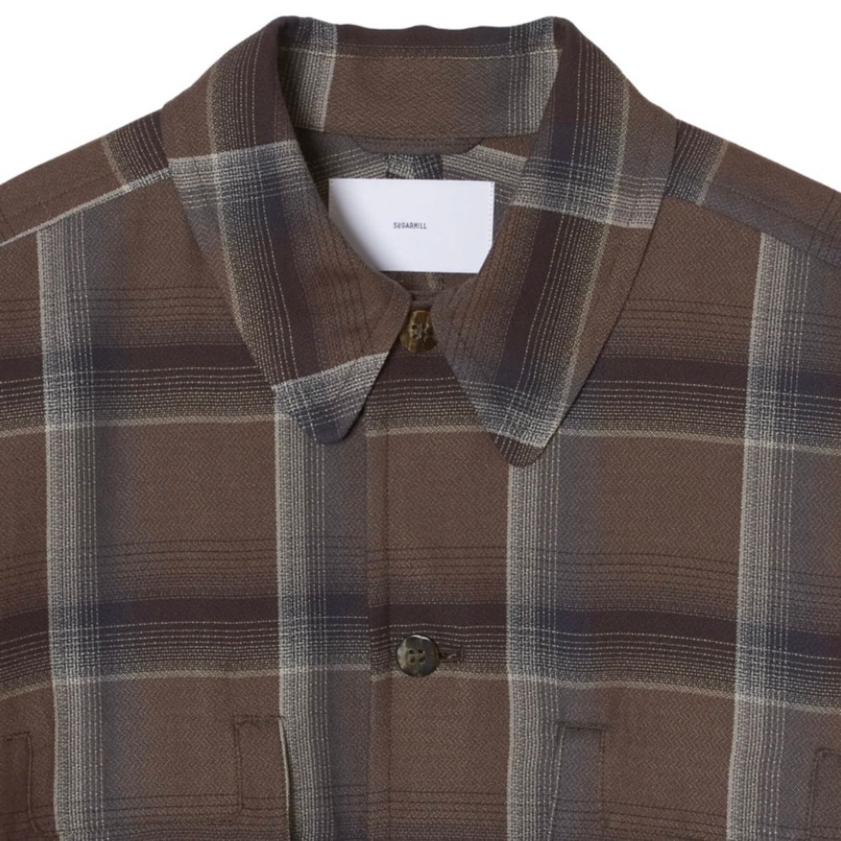 【残り一点】Ombre Plaid Flap Pocket Shirts(CHECK)