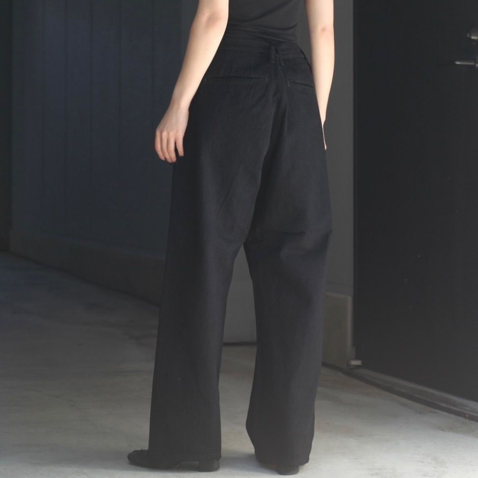 【残り一点】Belted Trousers(ONE WASH)