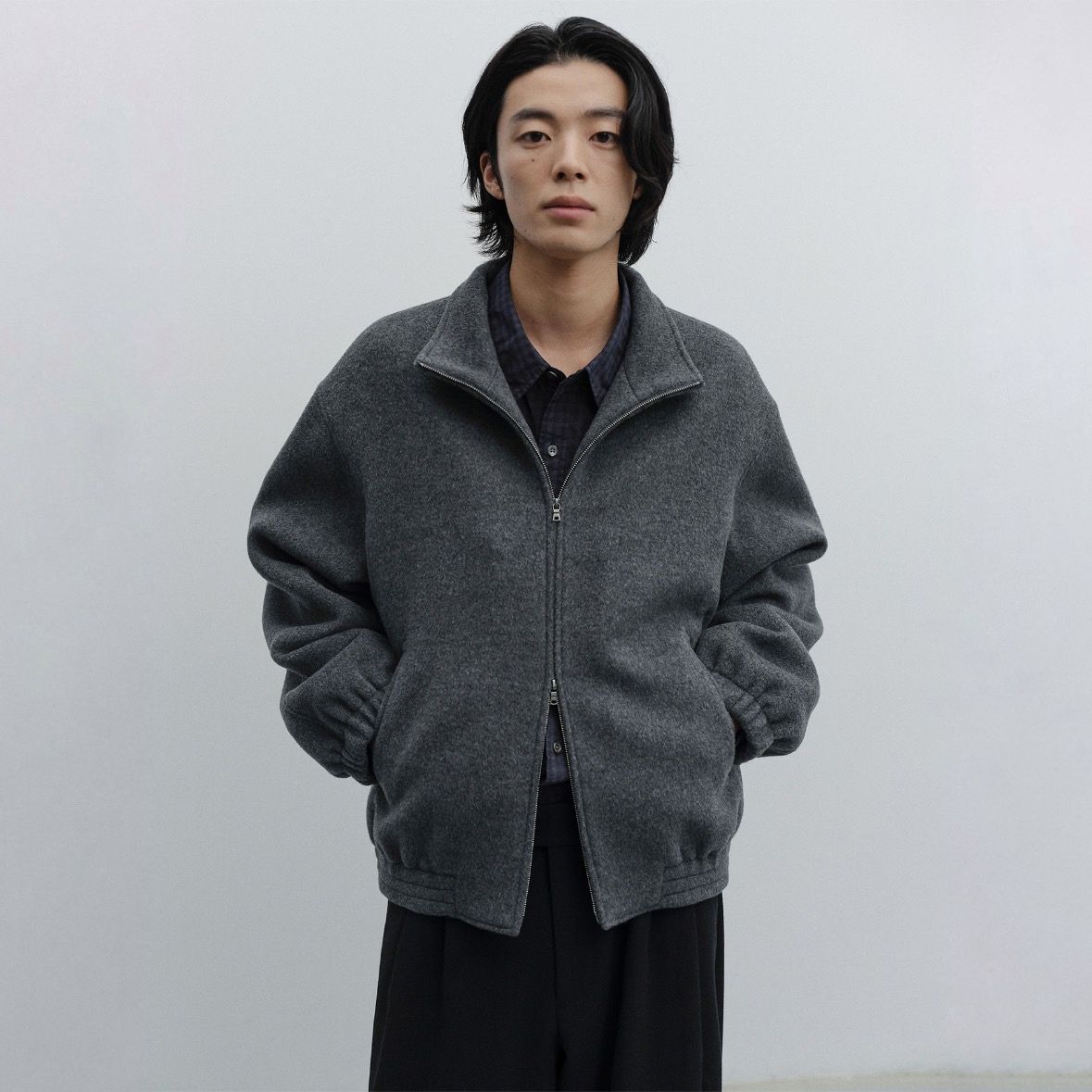 【残り一点】Library Wool Track Blouson