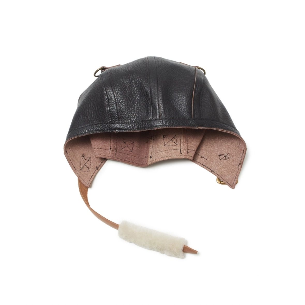 【残り一点】Leather Flight Cap