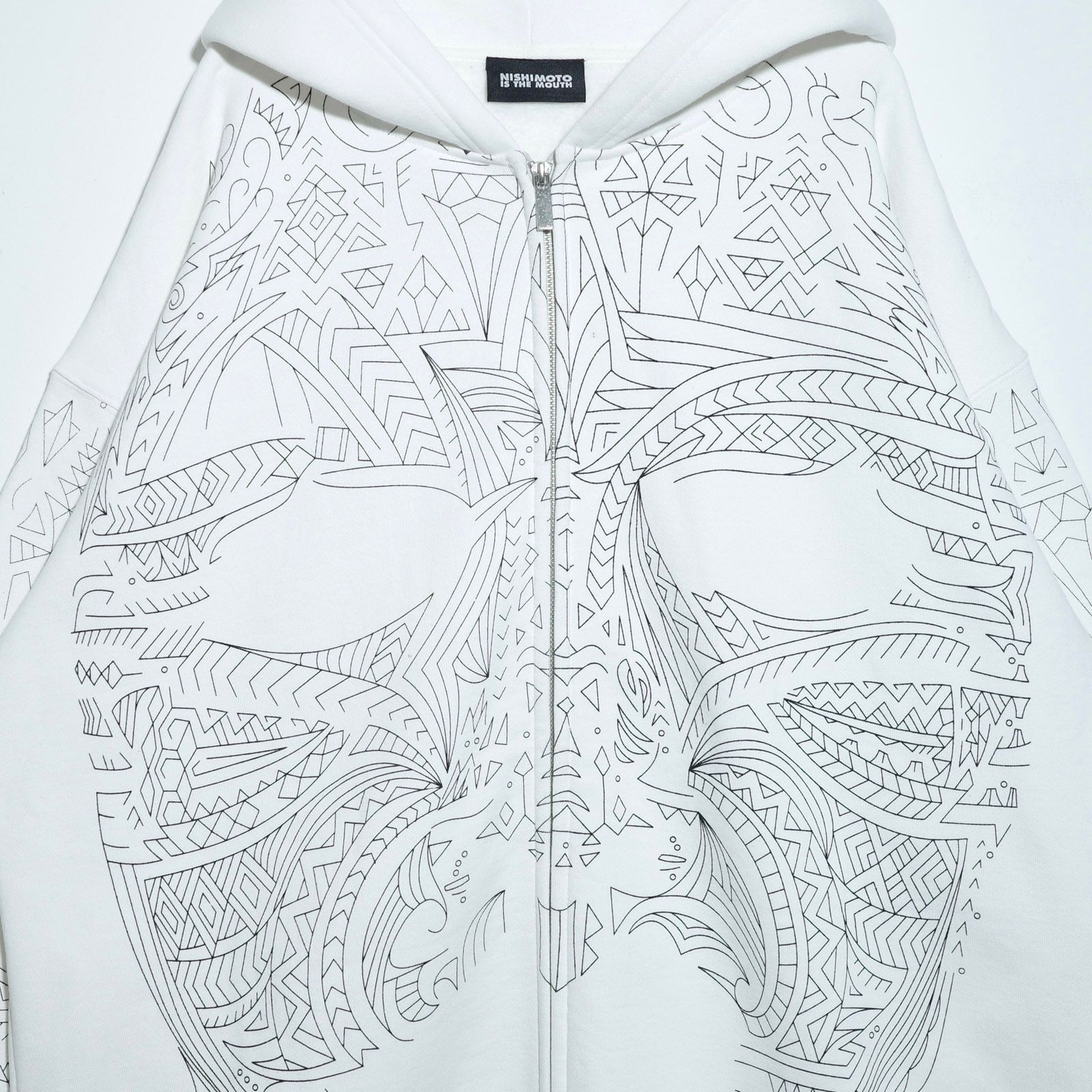 【残り一点】Face Zip Sweat Hoodie