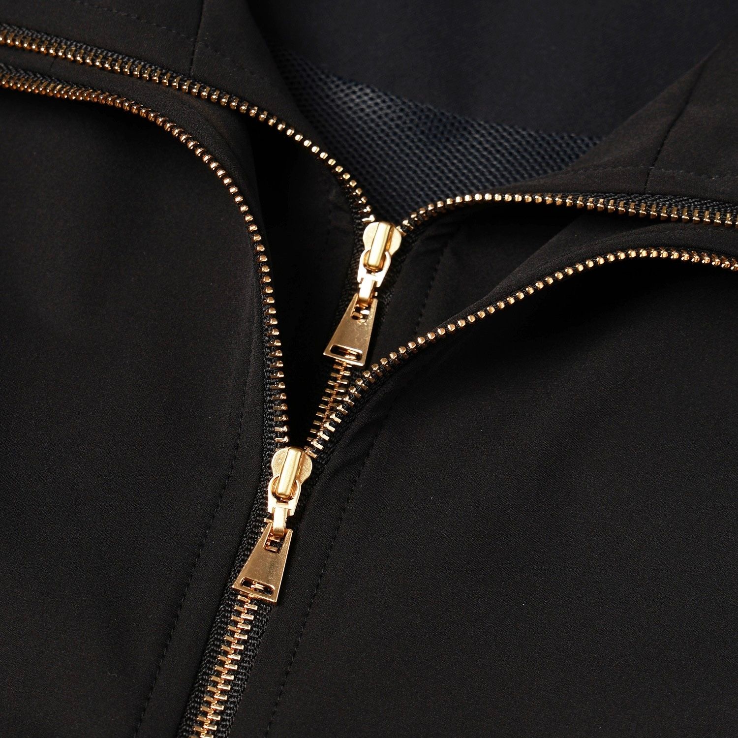 【残り一点】Stretch Double Cloth Layered Stand Collar Pullover