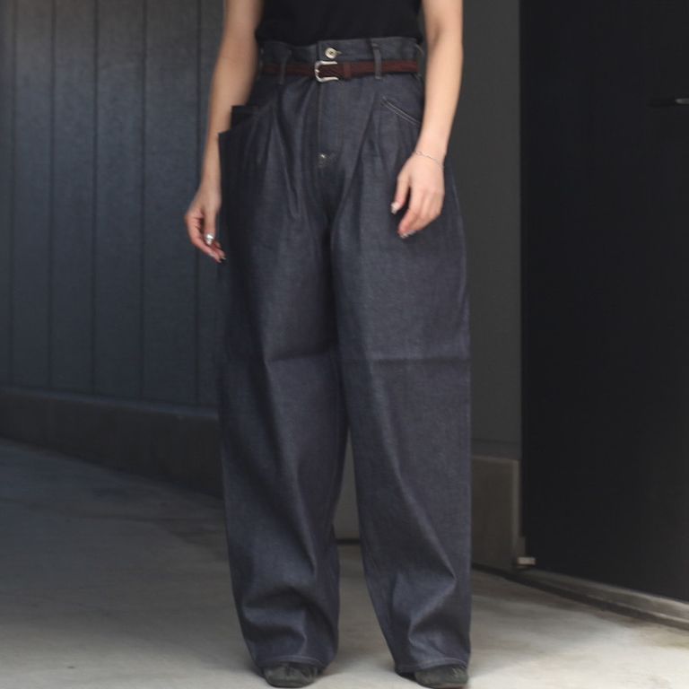 SOSHIOTSUKI - 【残りわずか】Drape Pocket Tucked Denim | ACRMTSM 