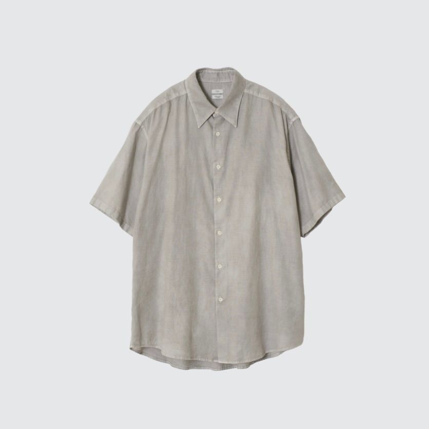 【残り一点】Cotton Silk Garment-Dyed Loosed Shirt
