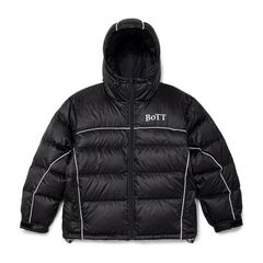 【残り一点】B Logo Hooded Down Jacket
