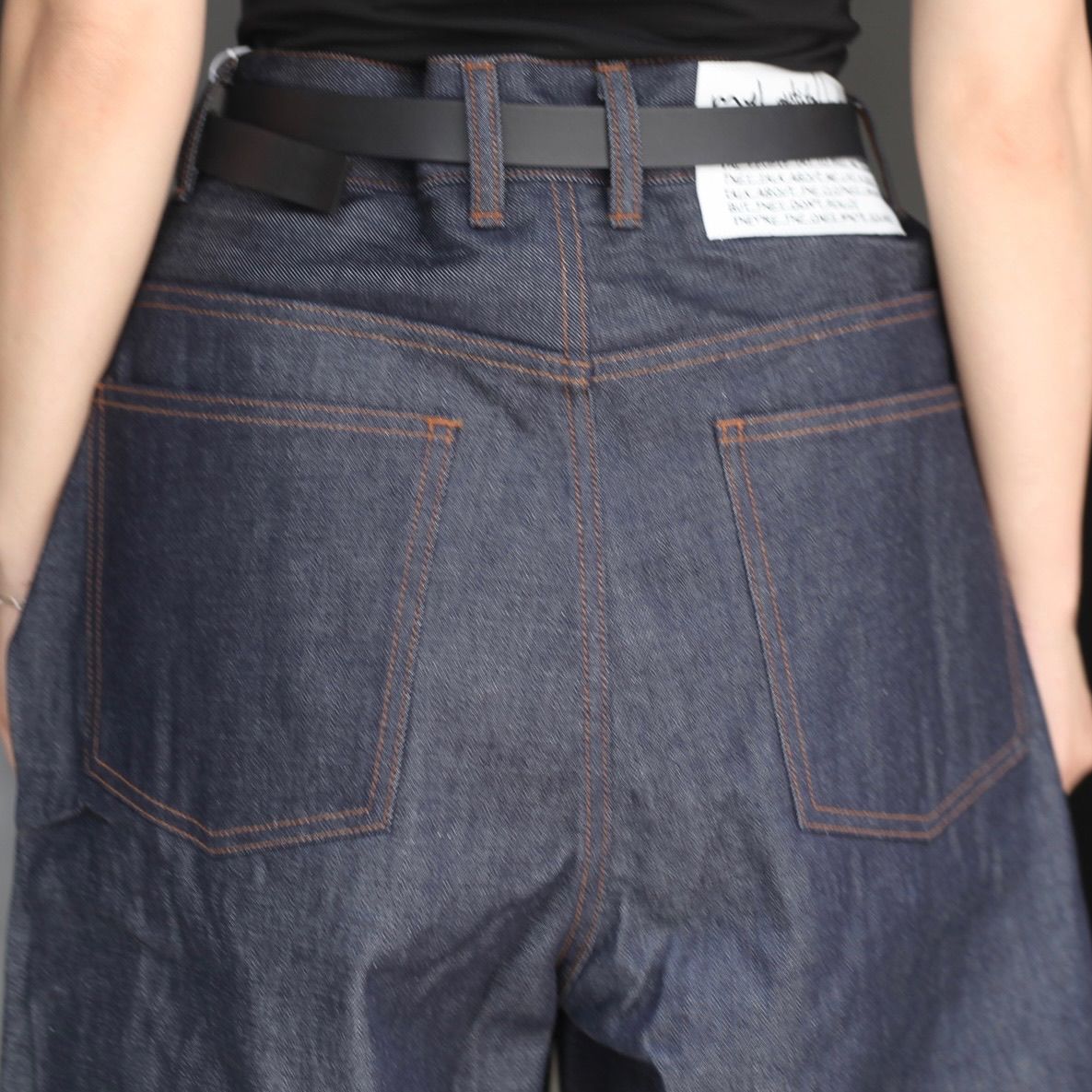 【残り一点】12OZワイドデニムパンツ(RIGID)