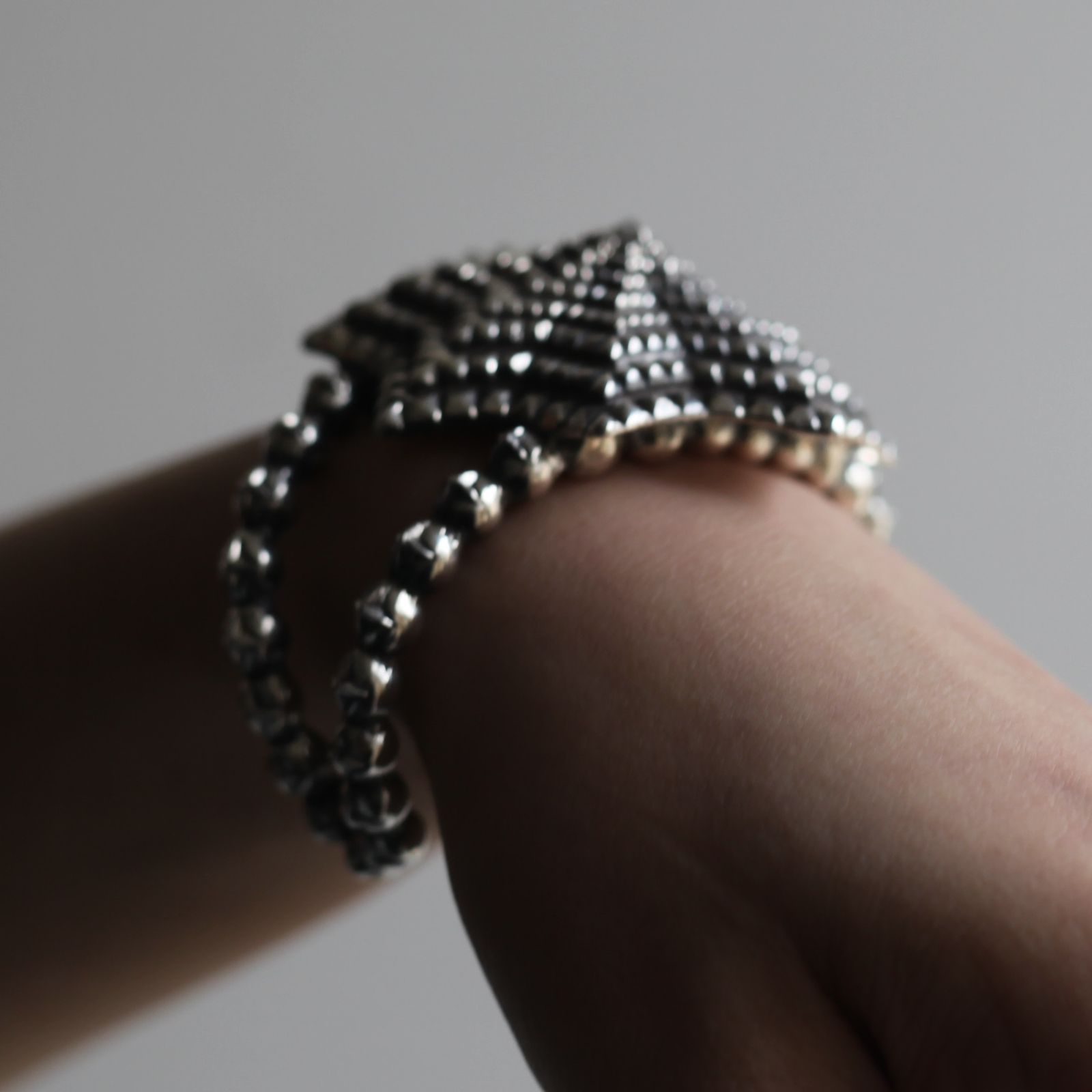 【お取り寄せ注文可能】Flower Element Bangle(SILVER)