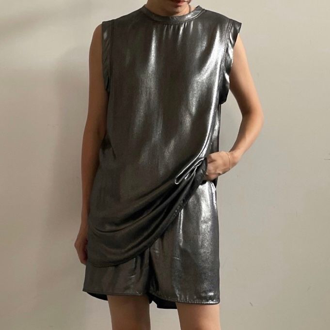 【残り一点】Glitter Minimal Tank Top