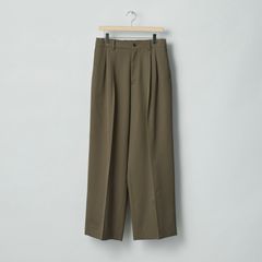 【残り一点】Easy Long Wide Trousers(2/90 WOOL GABARDINE)