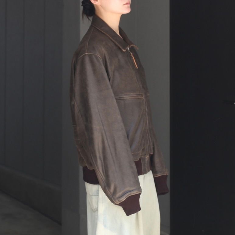 【残り一点】Sheep Leather Sports Jacket