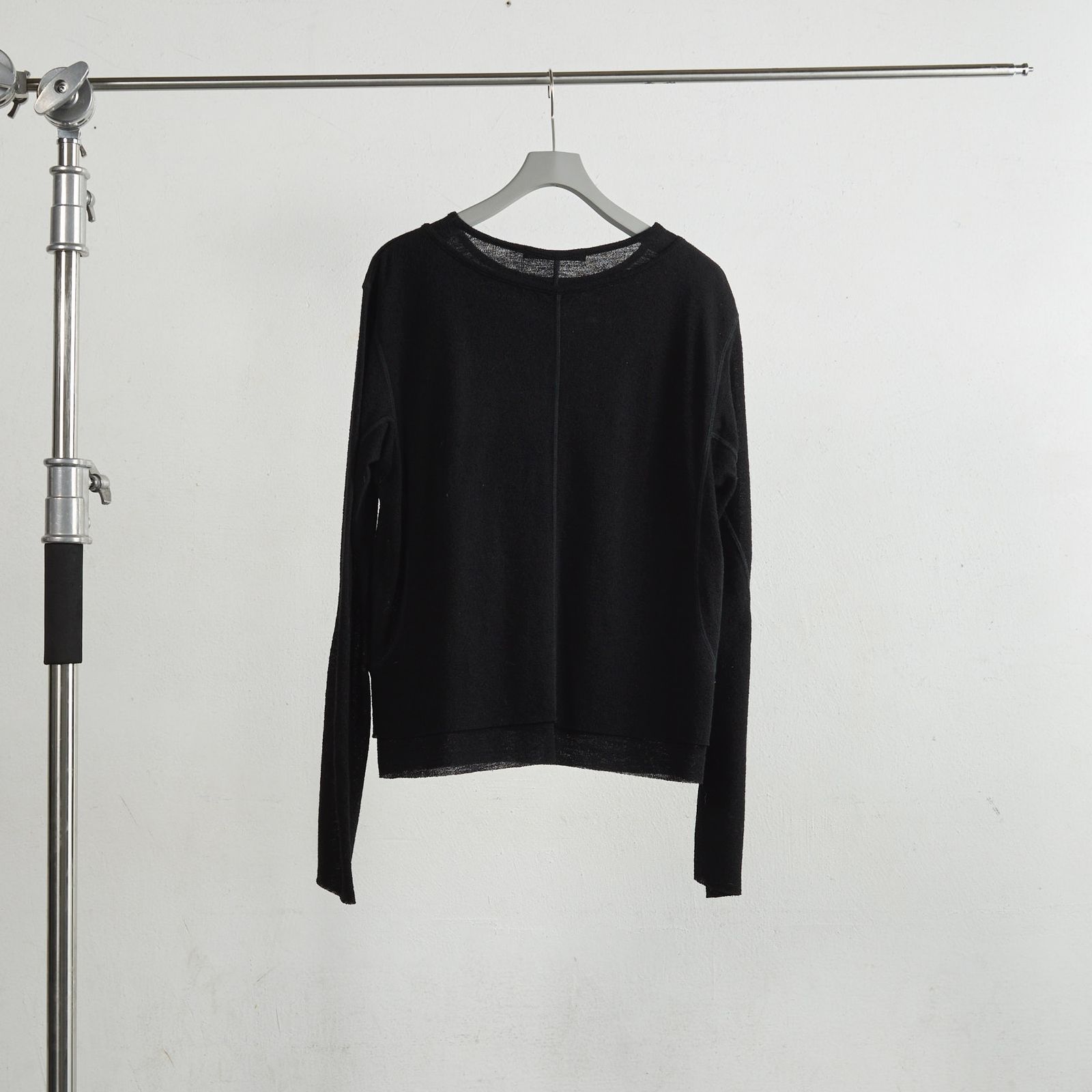 【残り一点】Double Layered Long Sleeve Henley T Shirt