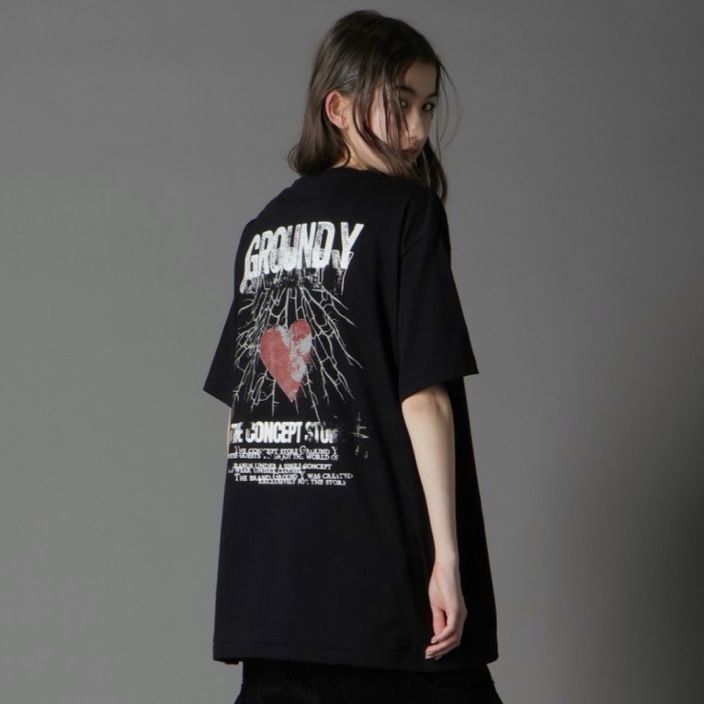 【残り一点】Print Tee(HEART)