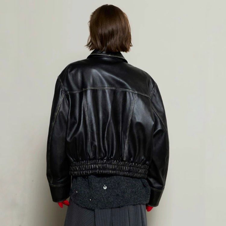 【残り一点】Real Leather Zip Blouson