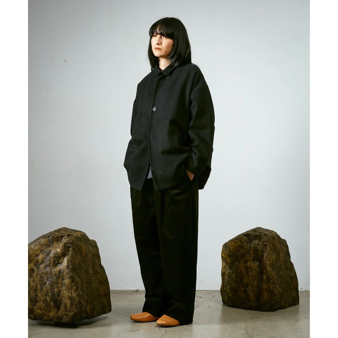 【残り一点】メルトンBIGハーフコート