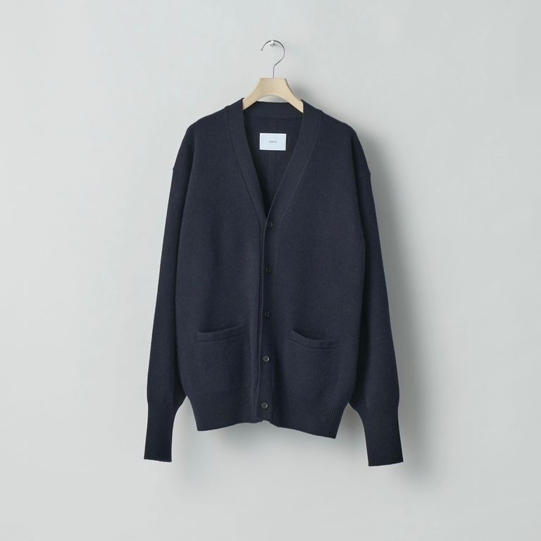 ssstein - 【残り一点】Extra Fine Wool Knit Cardigan | ACRMTSM  