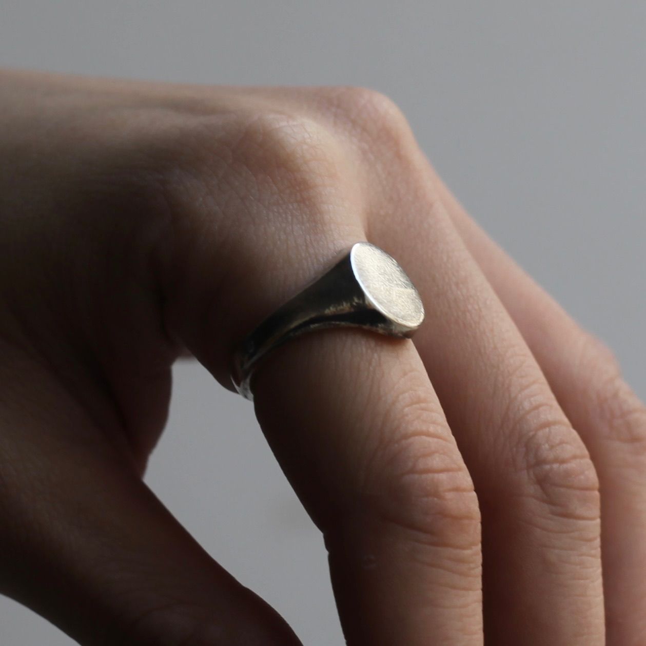 Oval Signet ring | Garden of eden(ガーデンオブエデン