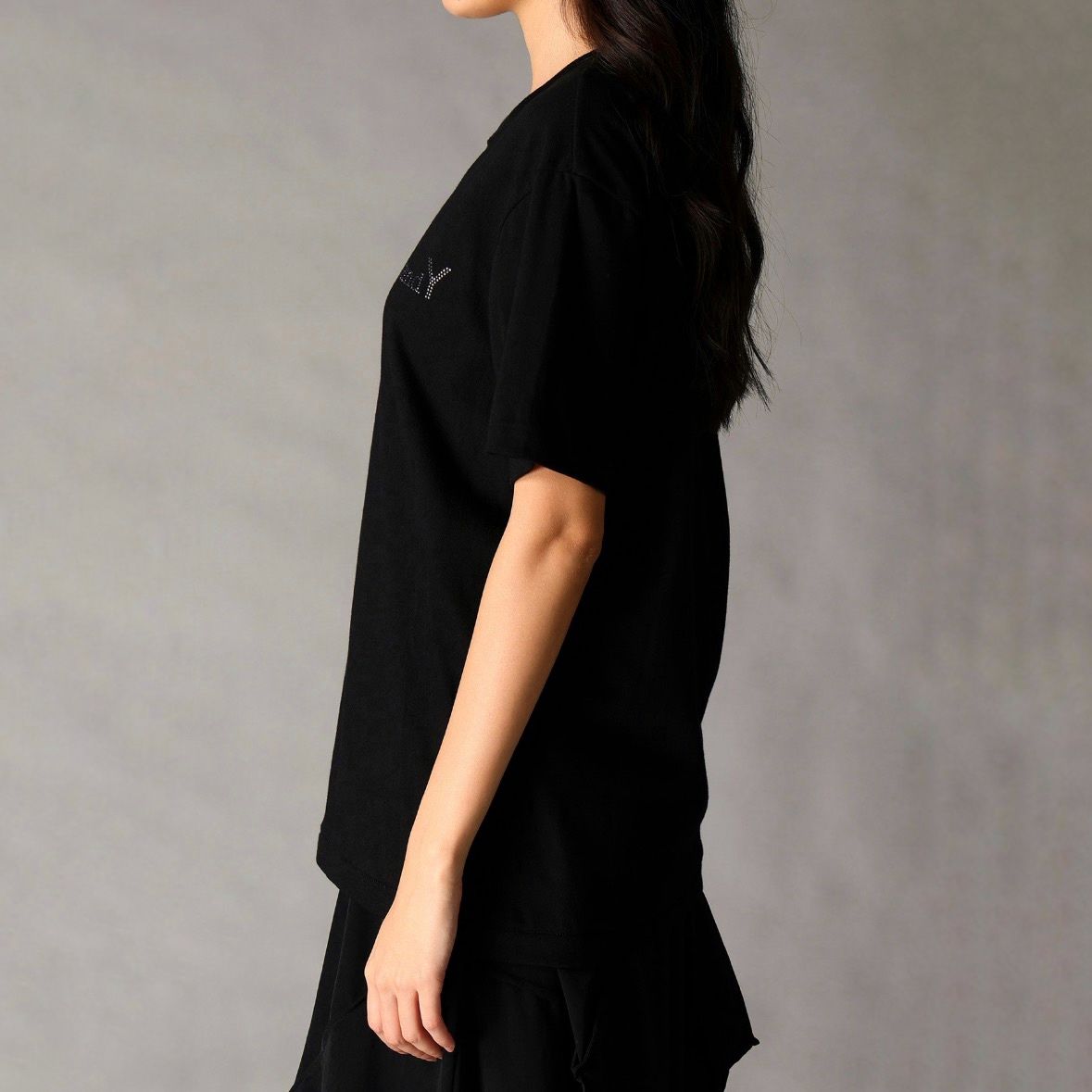 【残り一点】ブラックダイアカットソー