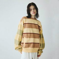 【再販売通知受付可能】Border Boy Knit Tops