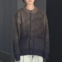 【残りわずか】Gradation Mohair Knit Cardigan