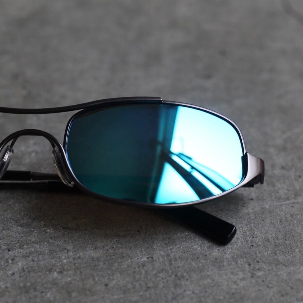 【残り一点】Blue Wire Frame Sunglasses