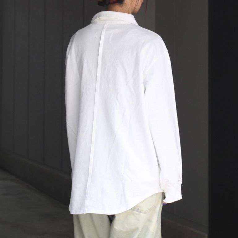 【残り一点】ヘビーコットンガーメントダイL/Sポロシャツ