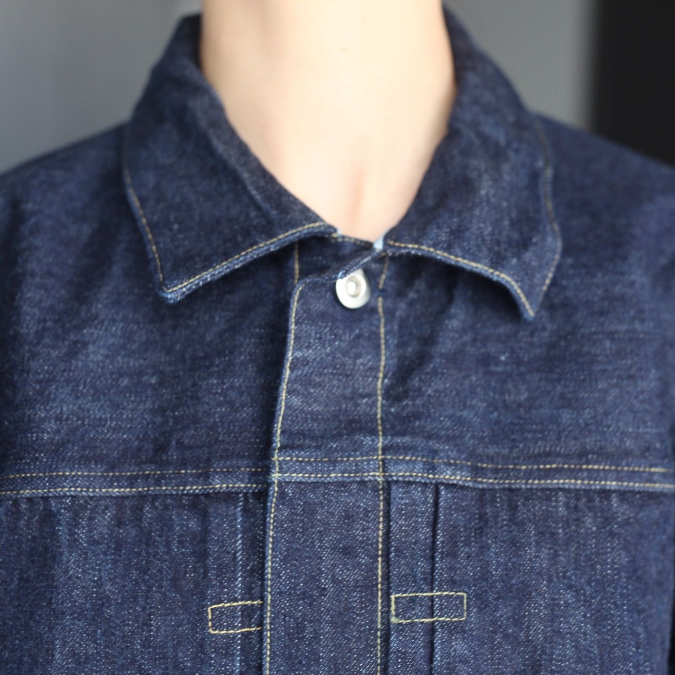 【残り一点】Pleats Jacket(ONE WASH)