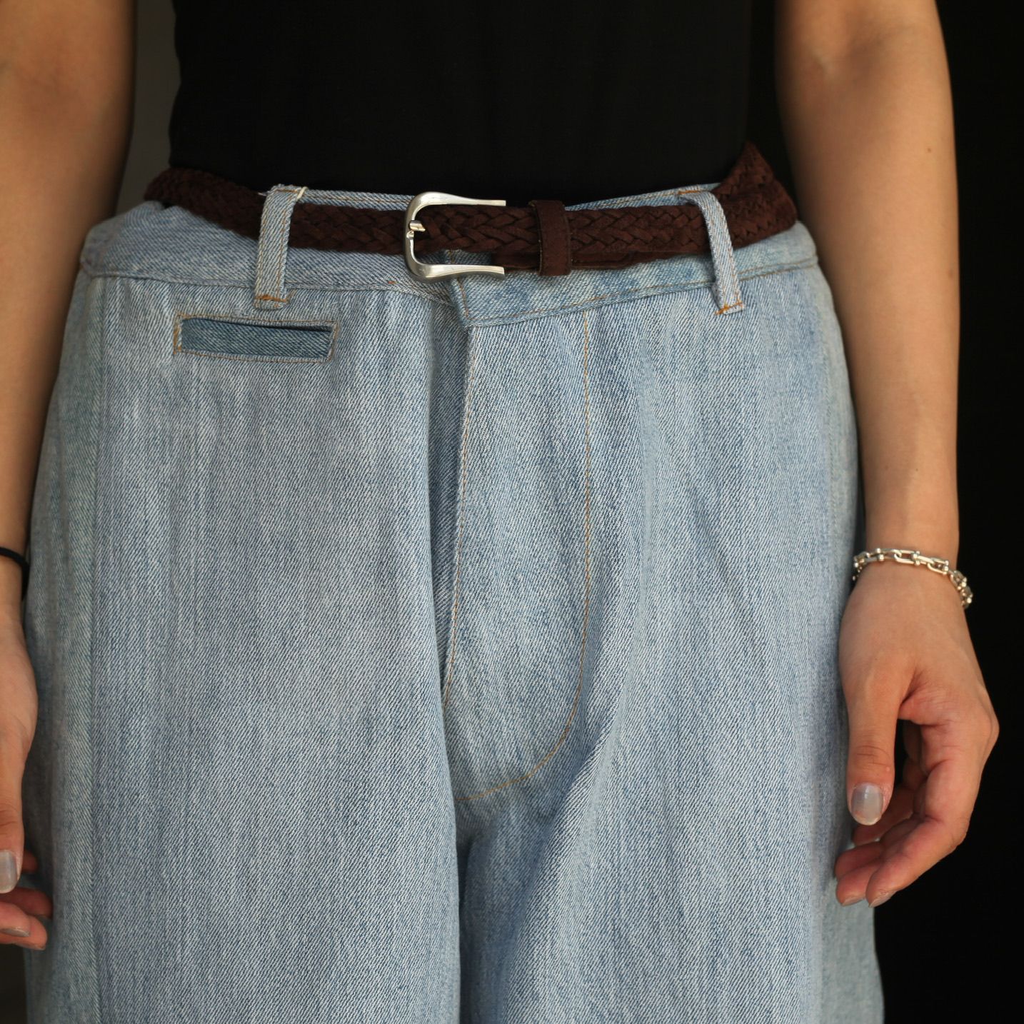 【残り一点】Reconstructed Super Baggy Slacks Denim_2(M)