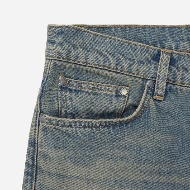NO MAINTENANCE - 【再販売通知受付可能】Sand Wash Baggy Denim