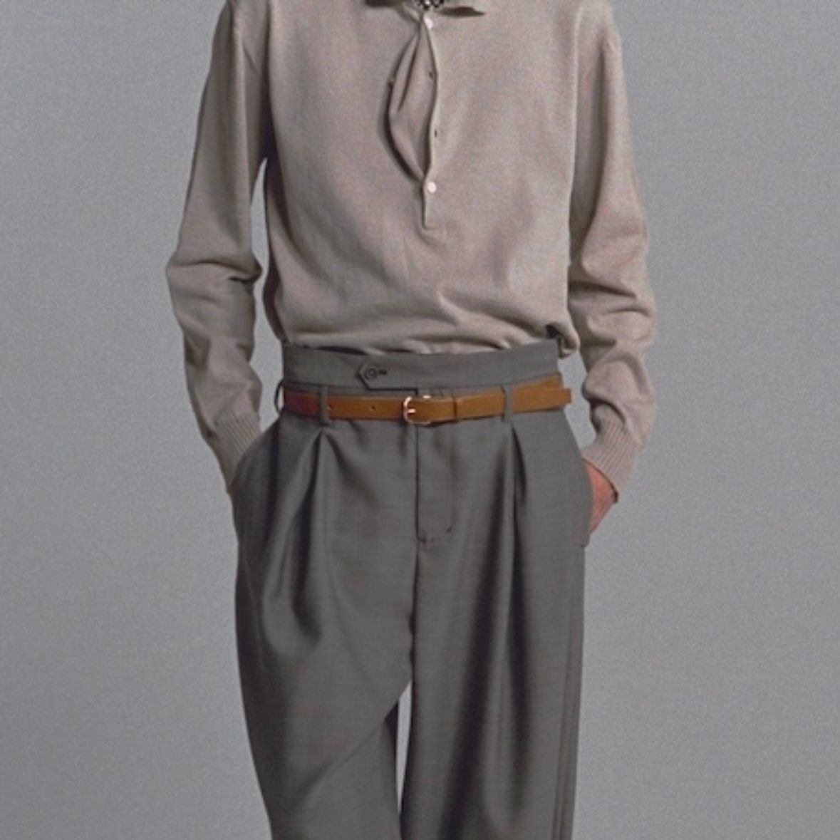 【残り一点】Drape Buckle Belt