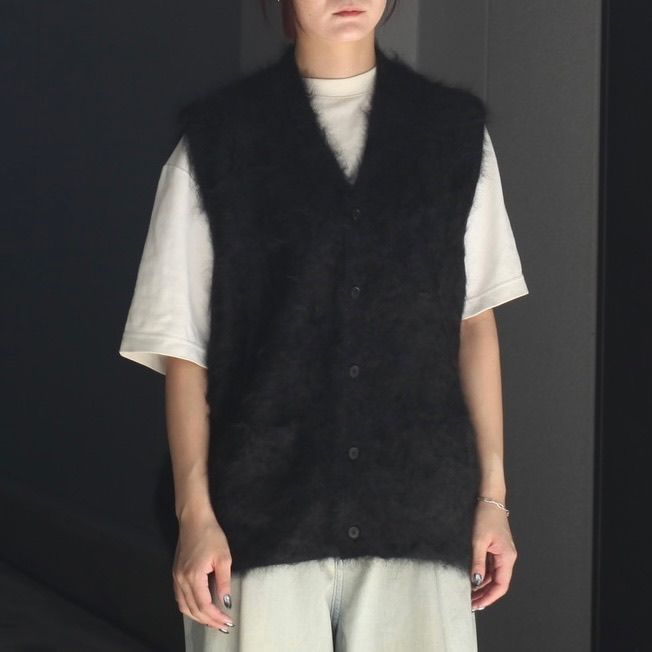 【残り一点】Cashmere Shaggy Knit Vest
