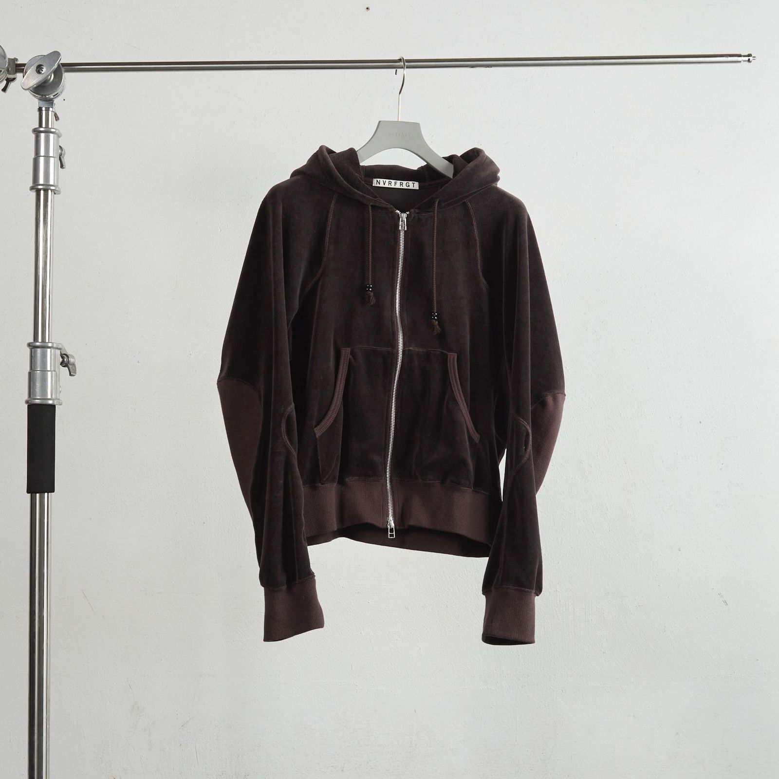 【残り一点】Velour Zip Up Hoodie