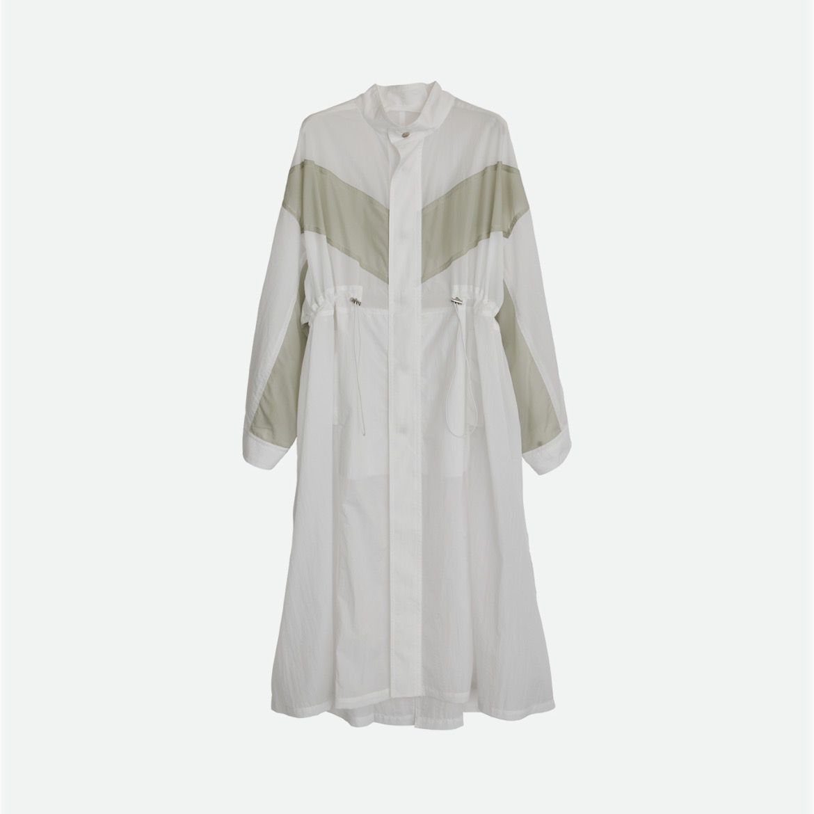 【残り一点】Sheer Drawstring Over Coat