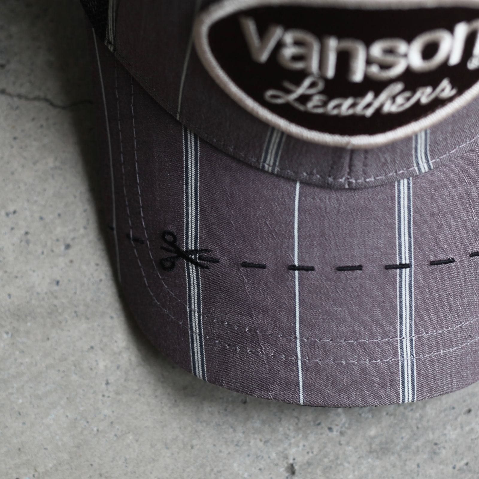 【残り一点】Vanson Logo Patch Cap