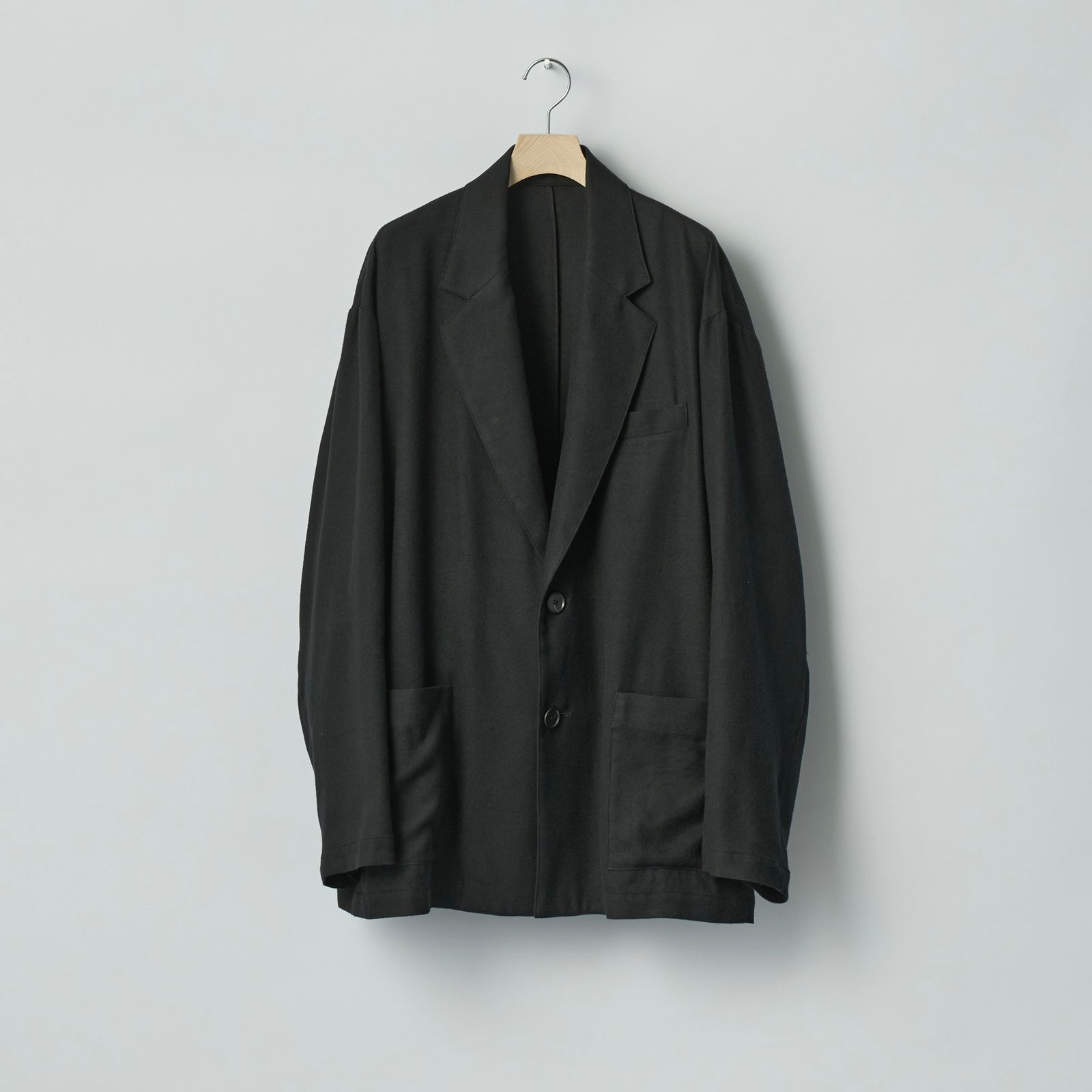 【残り一点】Rayon Silk Flannel Single Breasted Jacket
