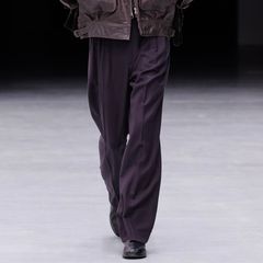 【残り一点】4Pleated Wide Tapered Trousers