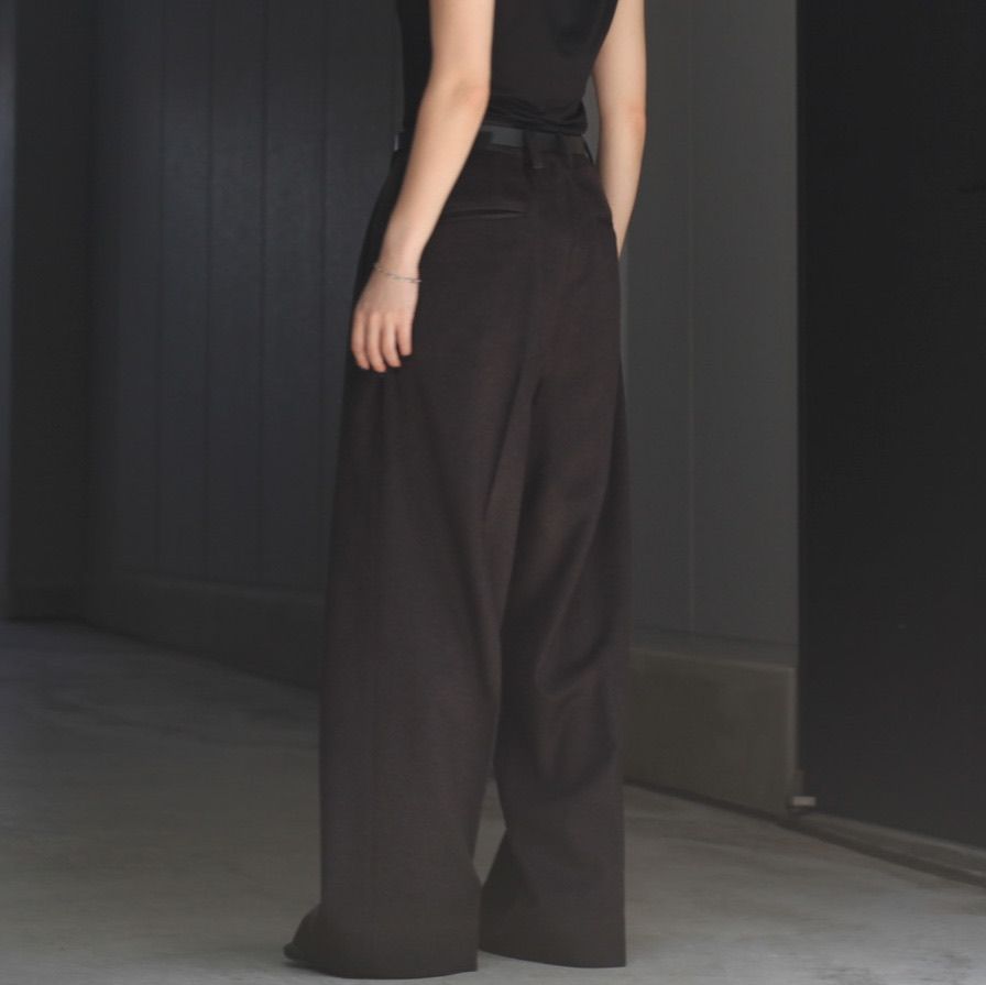 【残り一点】Pure Cashmere Long Wide Trousers