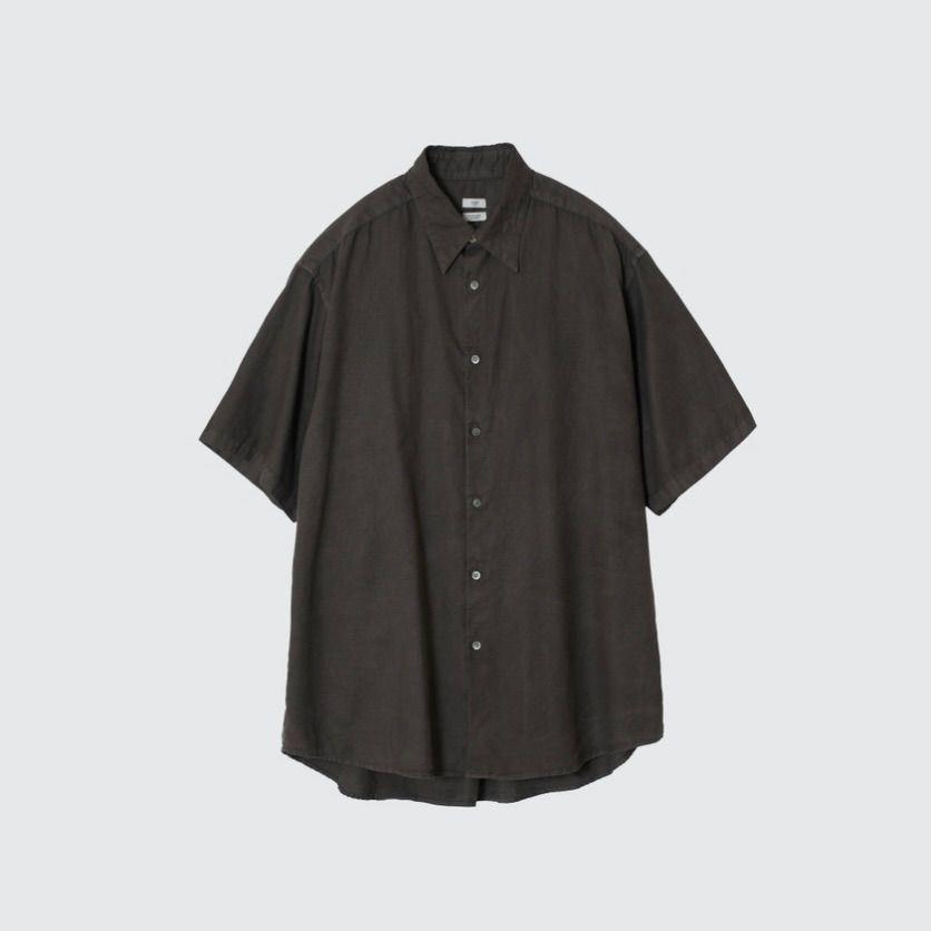 【残り一点】Cotton Silk Garment-Dyed Loosed Shirt